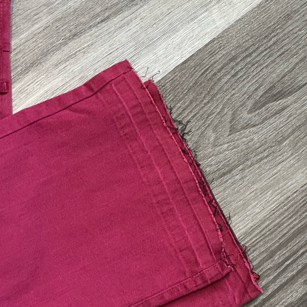 Women's VIP Fashion Collection Deep Burgundy Cargos - Picture 5 of 6